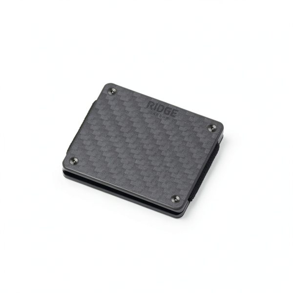 Ridge Lite Minimalist Wallet Compact Aluminum Carbon Fiber-3