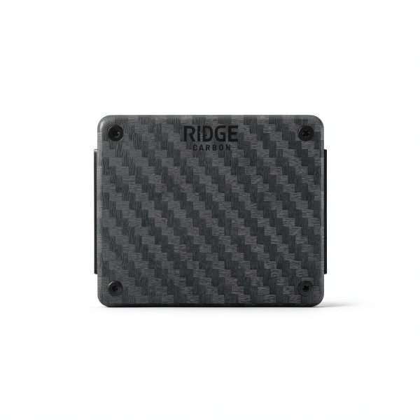 Ridge Lite Minimalist Wallet Compact Aluminum Carbon Fiber-4