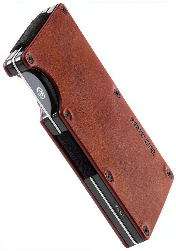 Ridge RFID Blocking Leather Wallet Minimalist Design-3