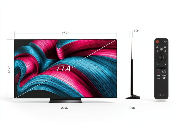 LG OLED77C5PUA 77 Inch 4K OLED Smart TV AI Upscaling-3