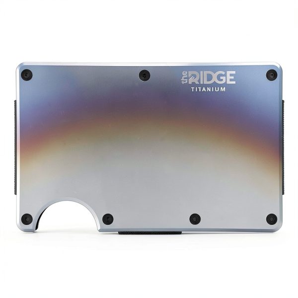 The Ridge RFID Blocking Wallet Minimalist Aluminum Design-0