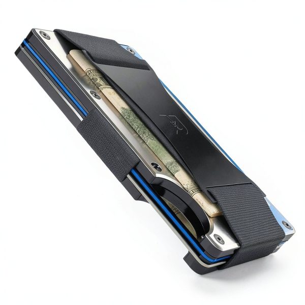 The Ridge RFID Blocking Wallet Minimalist Aluminum Design-2